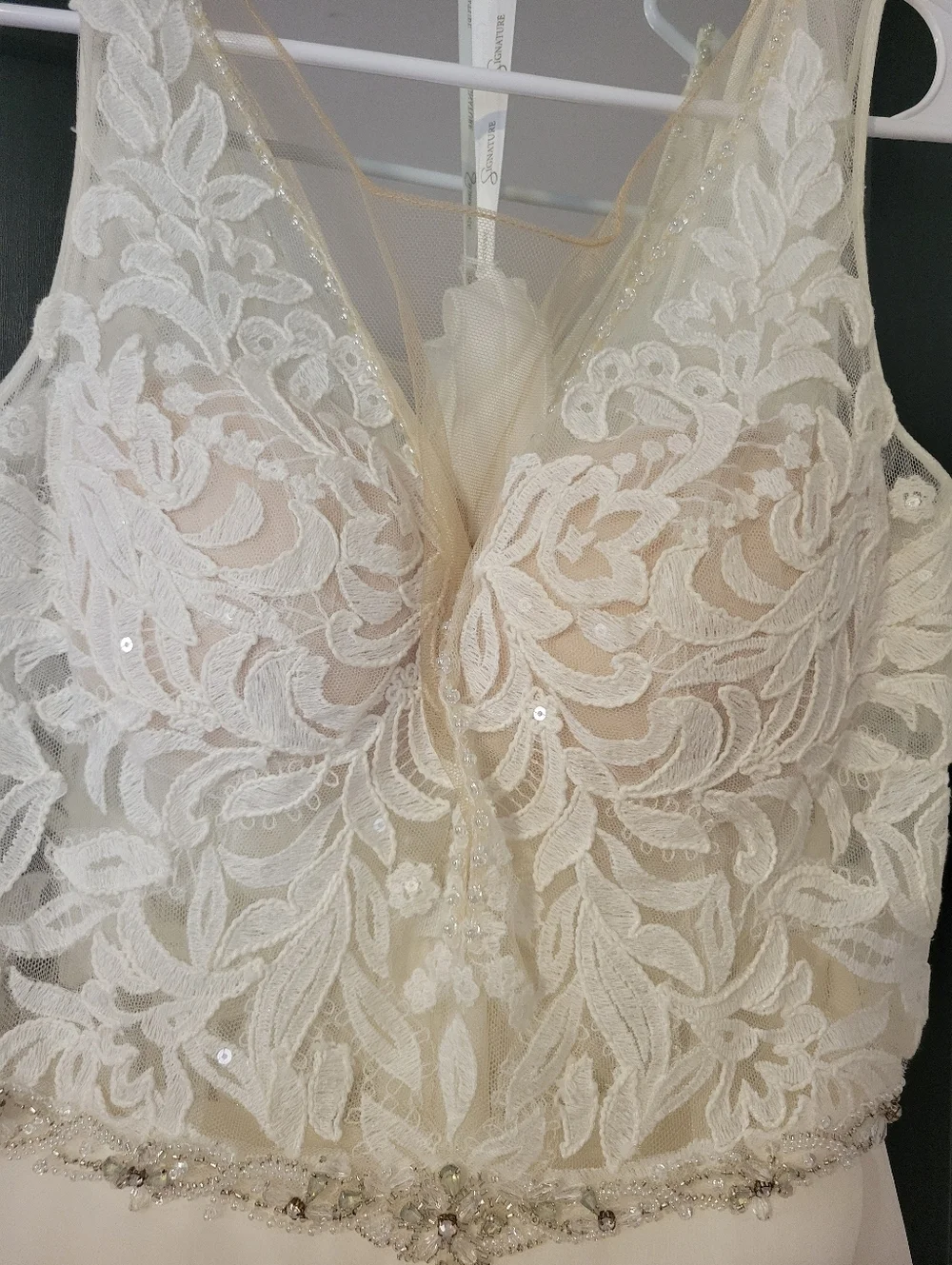 Galina Signature ivory dress