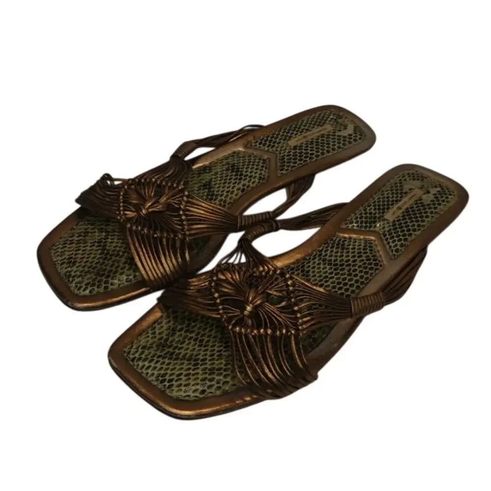 Maxstudio gold leather