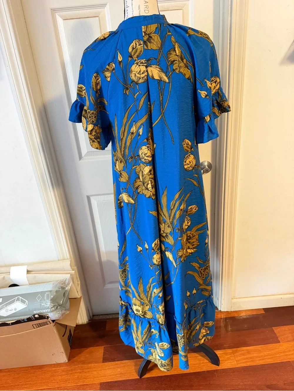 Anthropologie bright blue