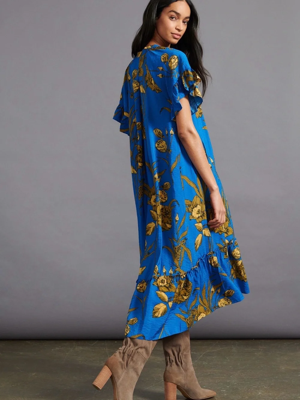 Anthropologie bright blue