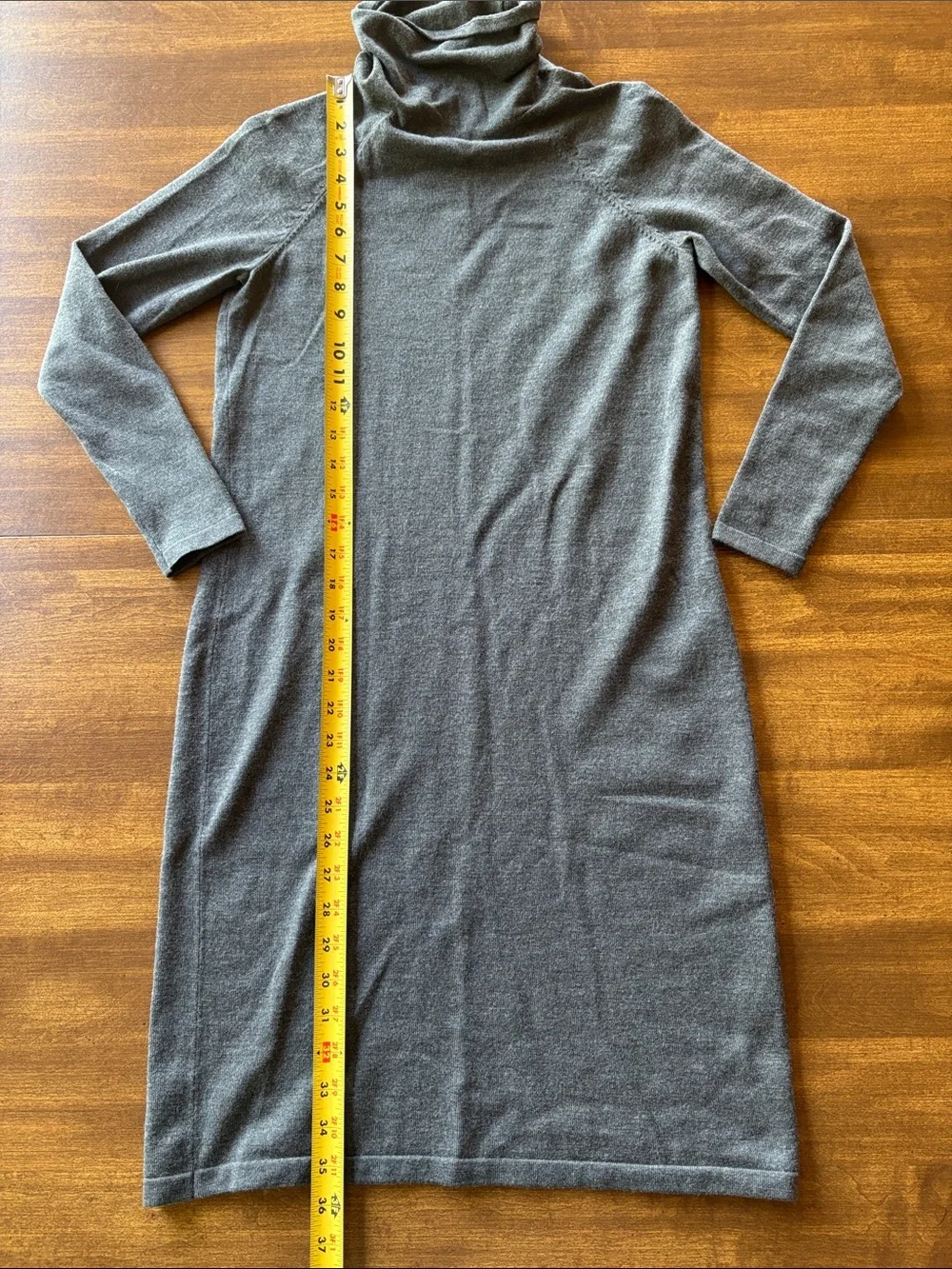 Talbots Italian Merino Wool Turtleneck Sweater Dress, Size Small Petite