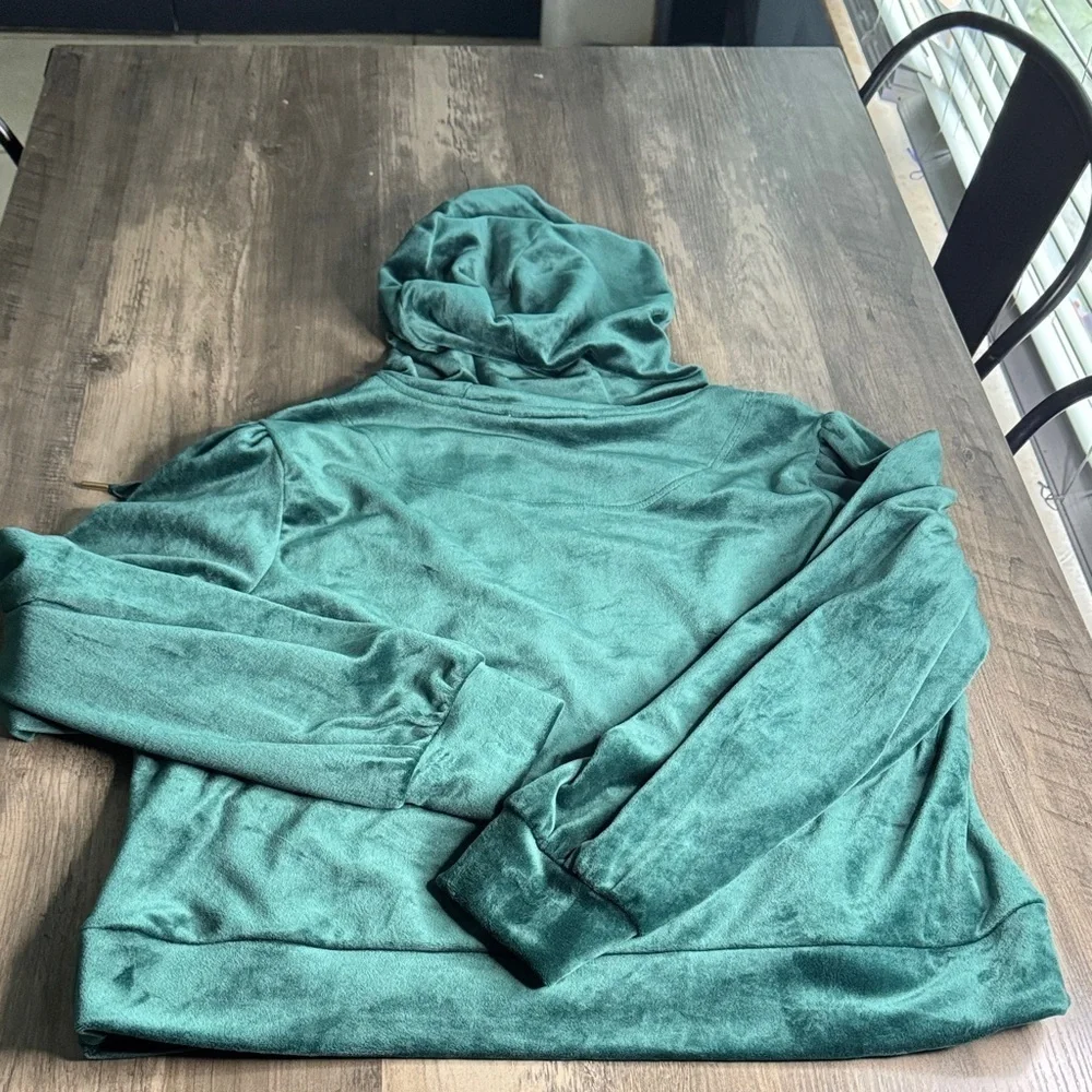 Magaschoni velour green pants