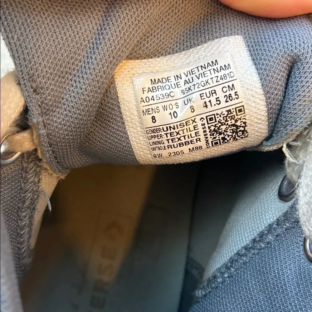 Converse men’s size