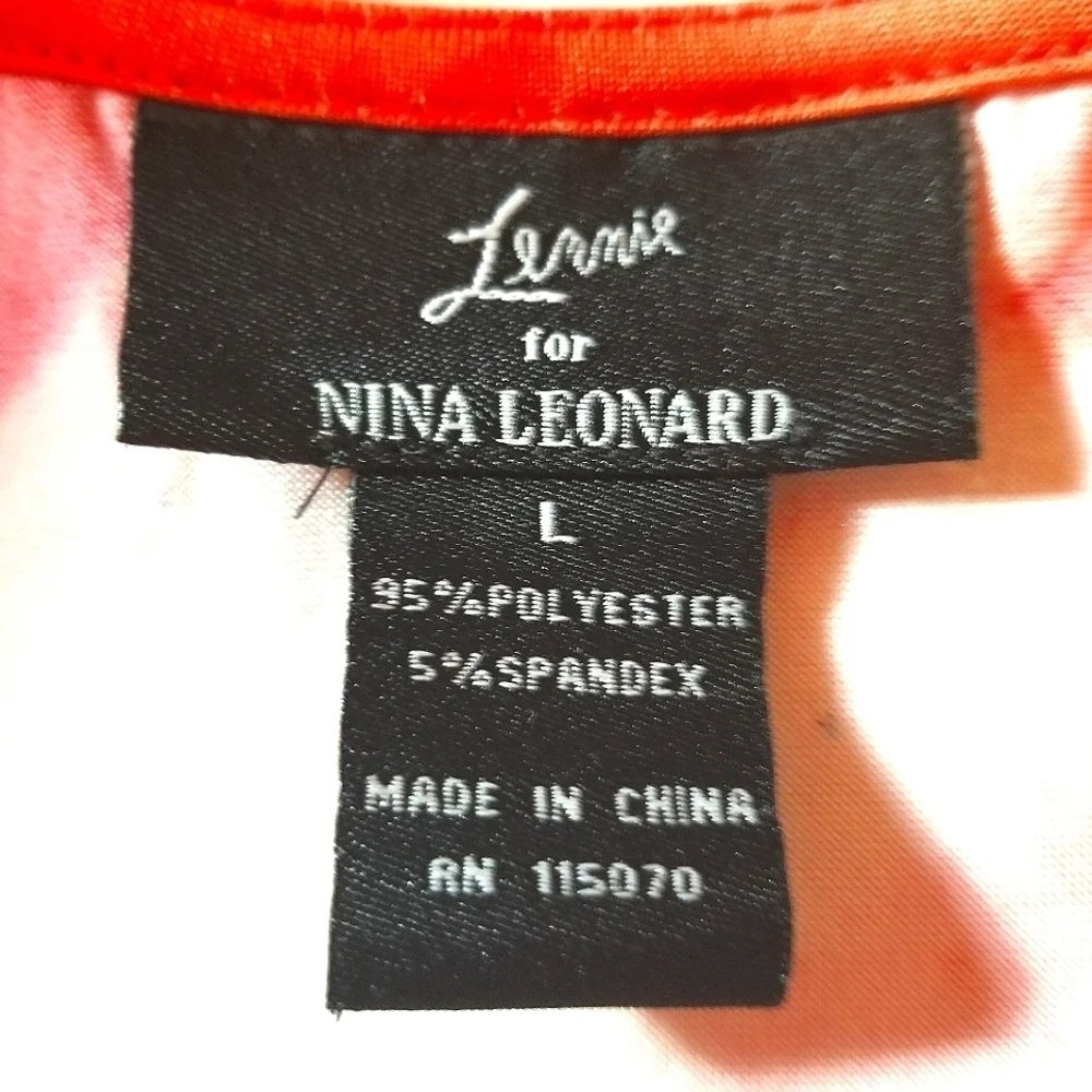 Nina Leonard beautiful orange