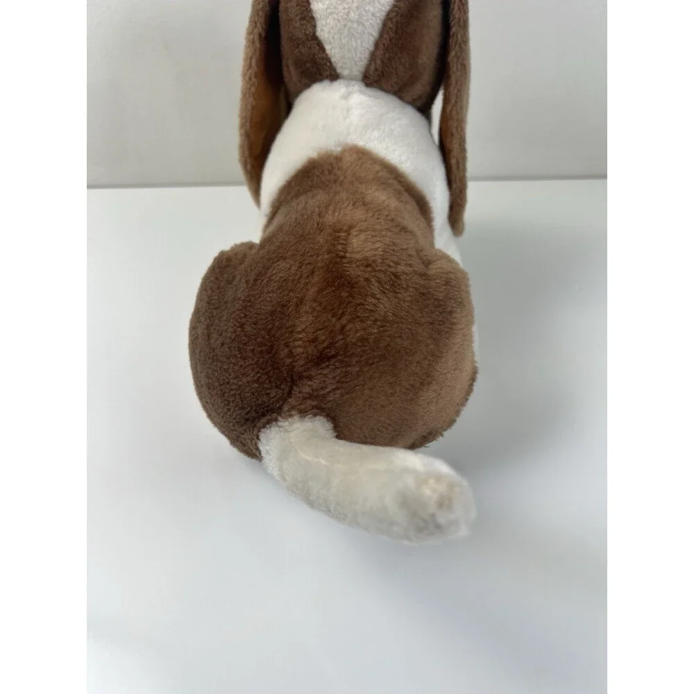 Vintage Fun Farm 1980s Dog Plush Stuffed Animal Bassett Hound Puppy Carnival Toy