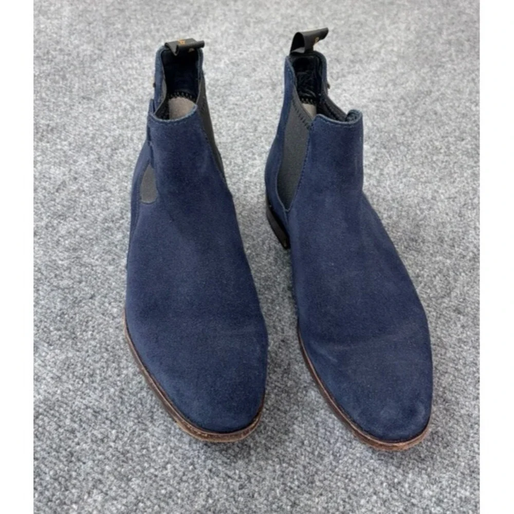 Dubarry Monaghan Womens Suede Ankle Boot Navy Blue Gore Tex Size 40 (US 9.5)