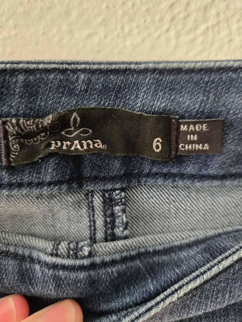 PrAna Stretch Denim Skirt