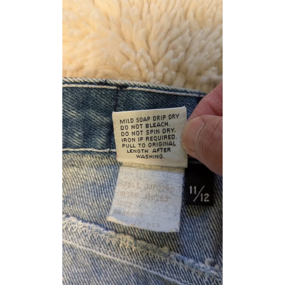 Women's Calvin Klein Denim Skirt Size 11/12 Blue