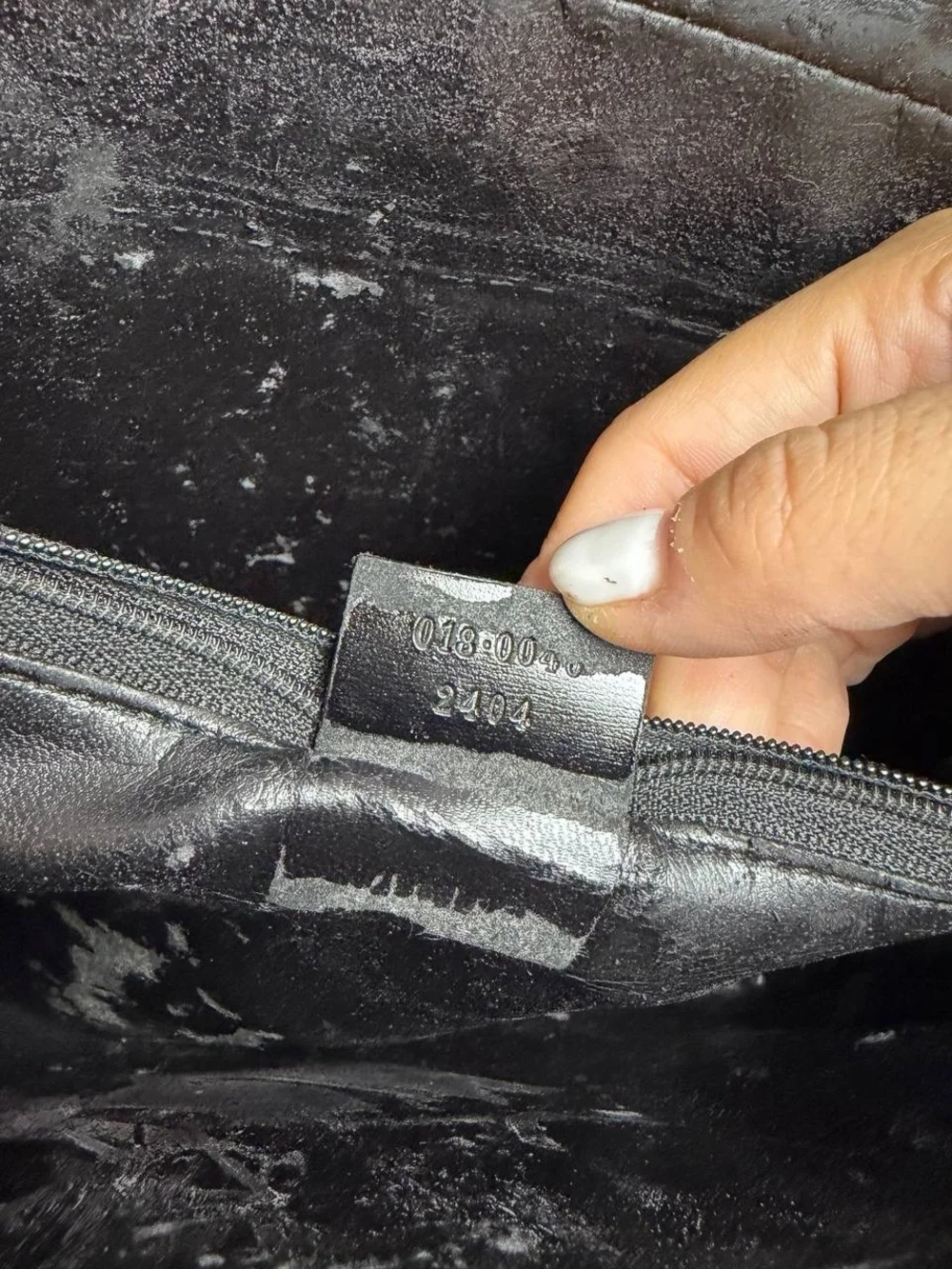 Gucci Tom Ford Era Square G Logo Black Patent Leather Clutch