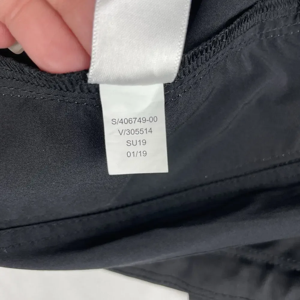 Athleta Ascender Athletic Active Running Shorts Black 406749 Size 10 NICE