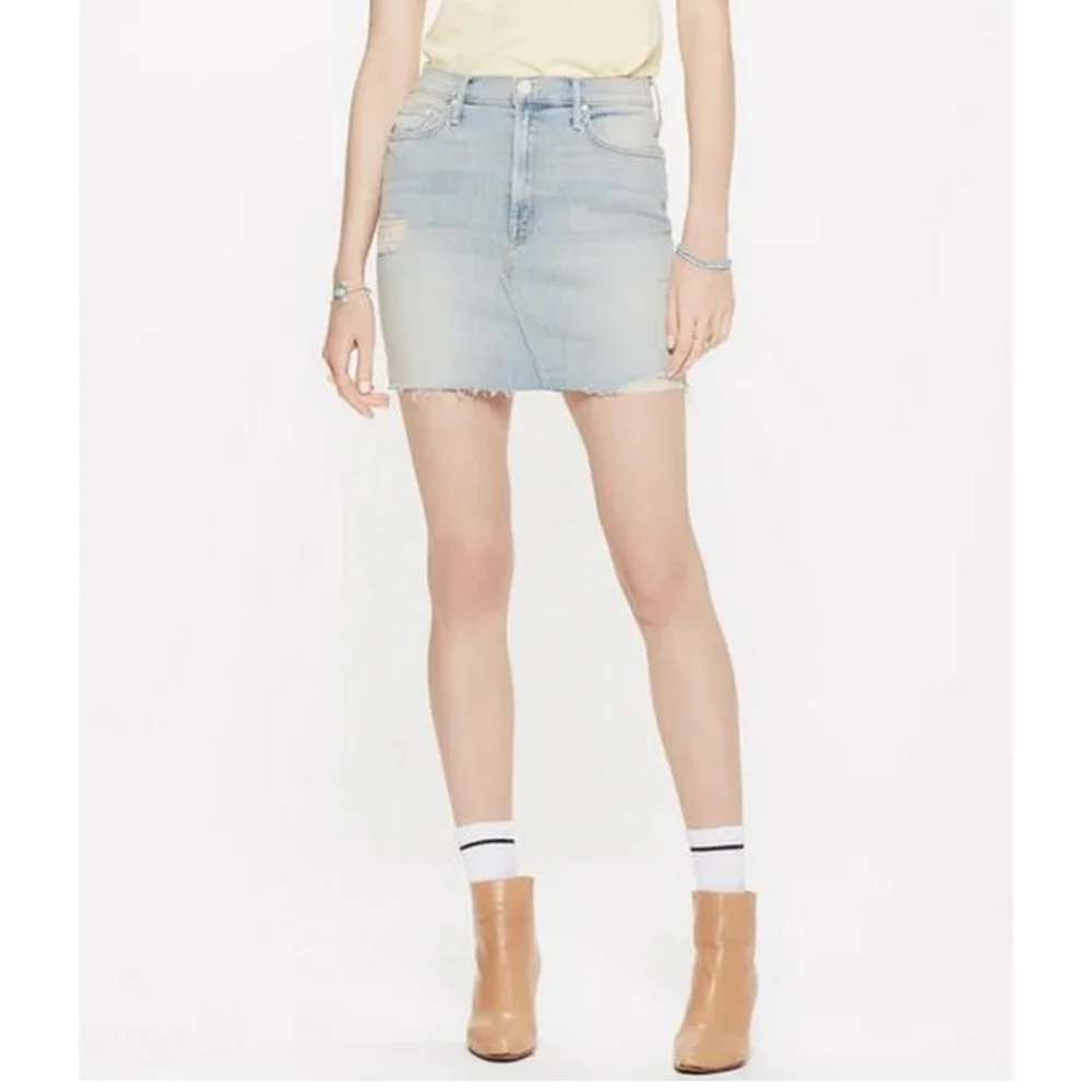 MOTHER The Sacred Mini Fray Skirt. Size 27. Good preowned condition.