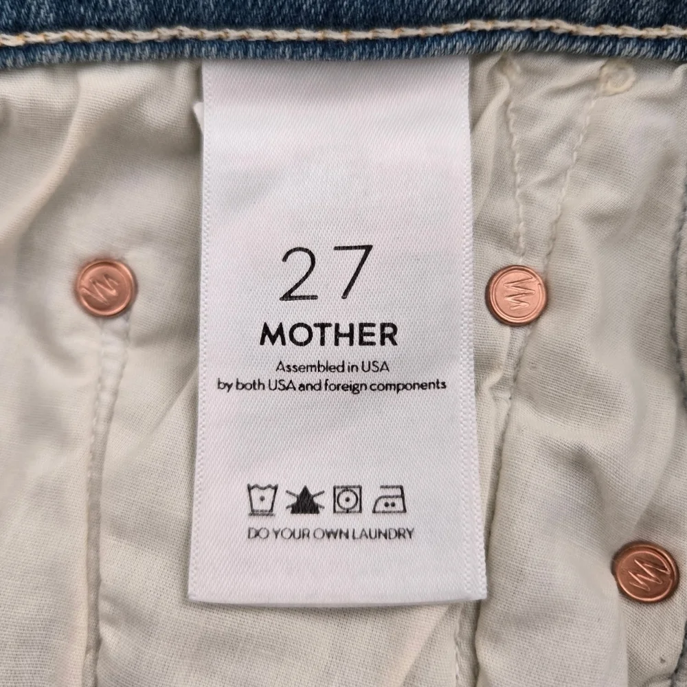 MOTHER The Sacred Mini Fray Skirt. Size 27. Good preowned condition.