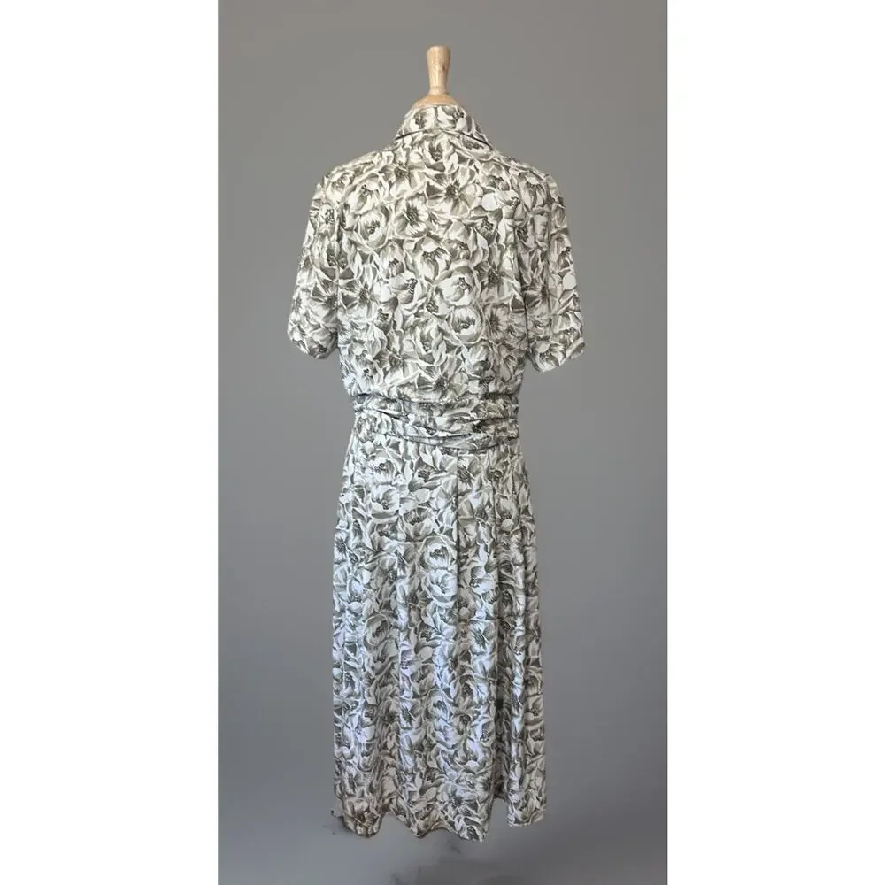 JH Collectibles size 12 Blouse Pleated Skirt 2pc 90s Forest Fairy Chic Trad