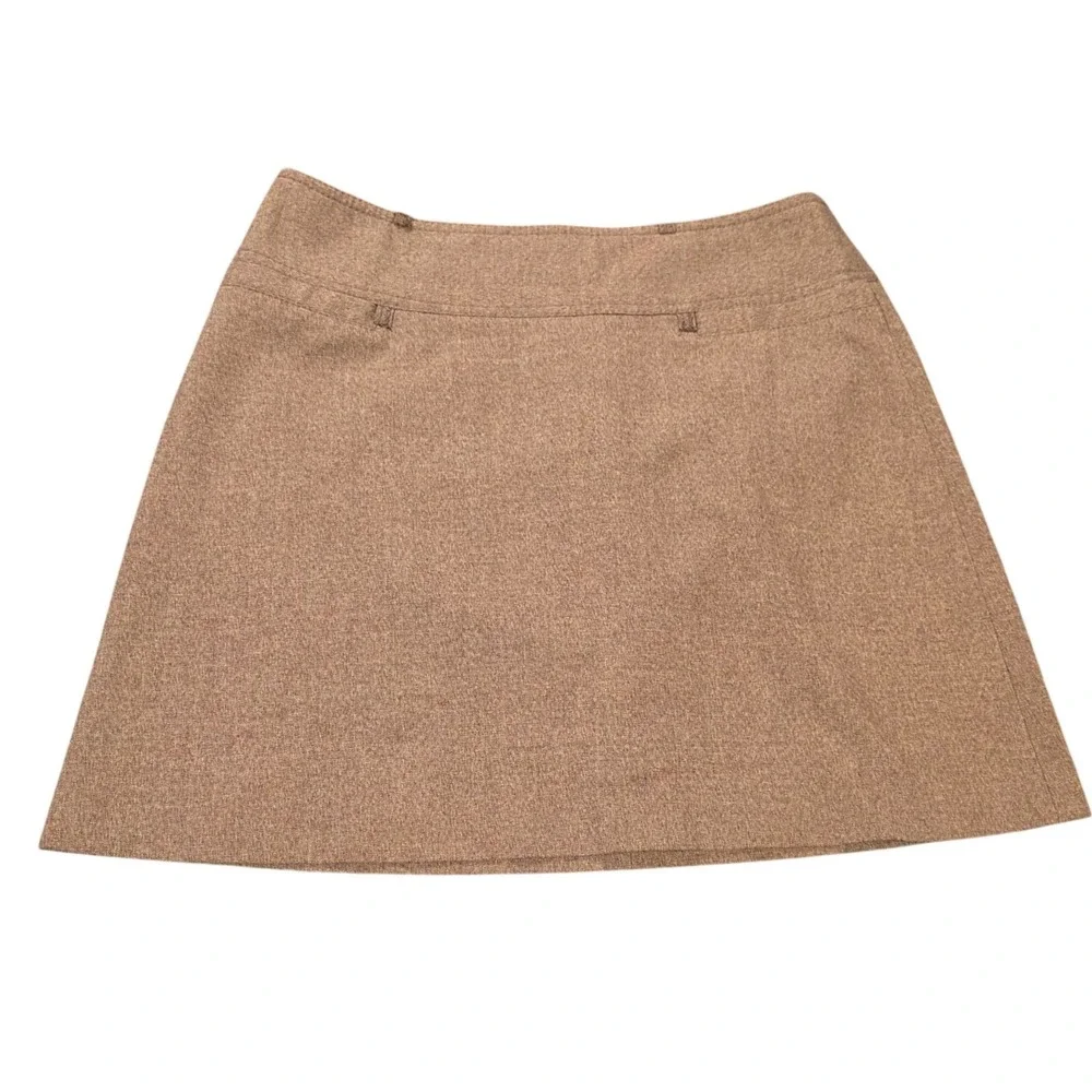 The‎ Limited Stretch A-Line Mini Skirt Women's Size 6 Brown Heathered