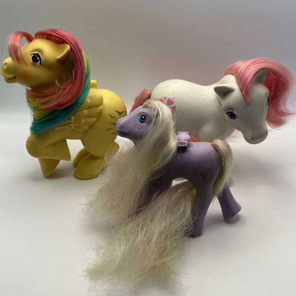 My Little Pony G1 Lot of 3 Forget Me Not Sundance Skydancer Need TLC AS IS