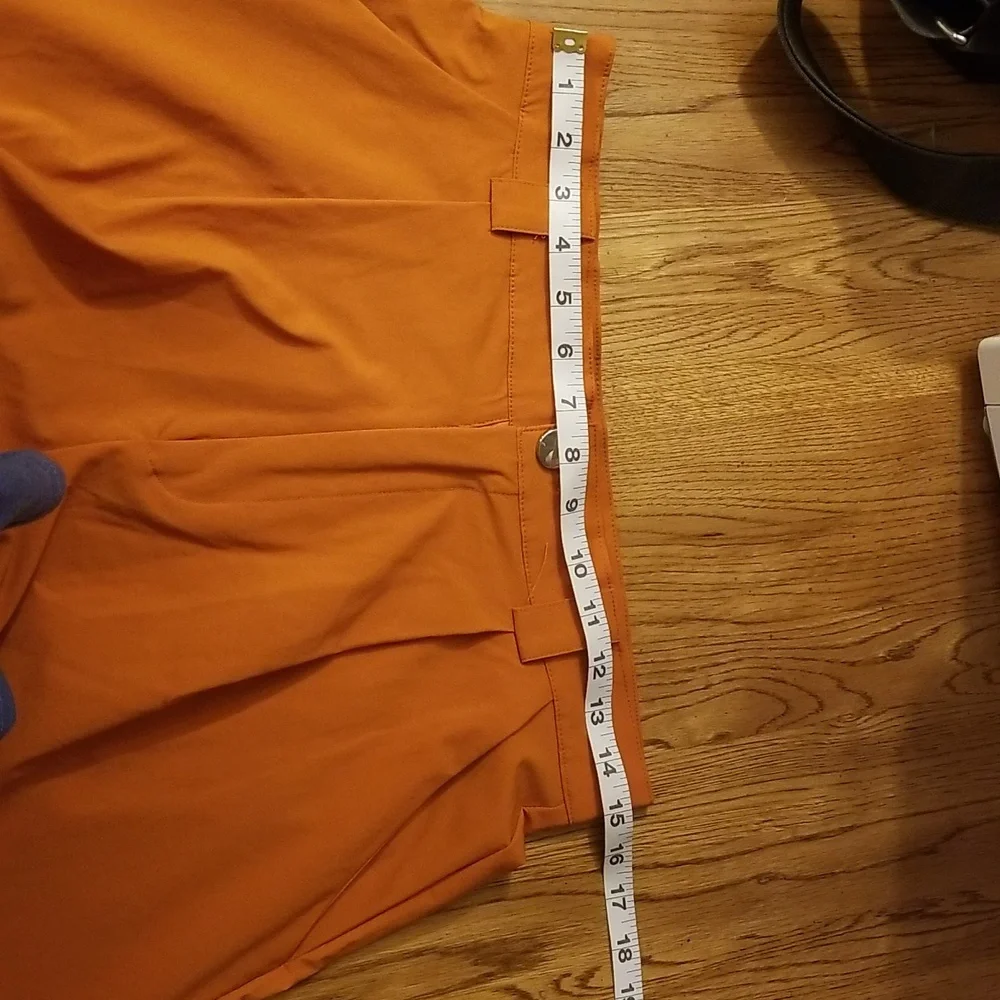 Pumpkin color fall wide leg pants by Lovepoem size large