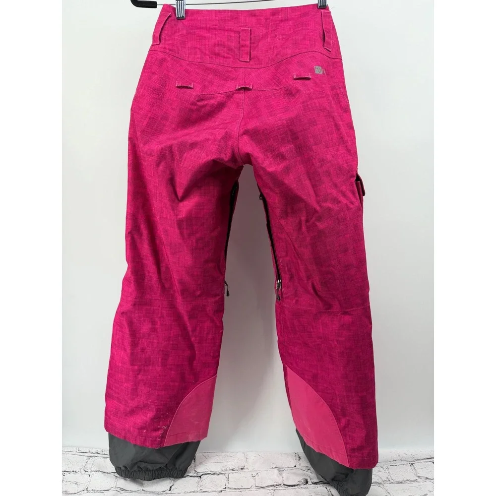 Patagonia H2NO Pink Plaid Ski Snowboard Pants Women's XS‎ Insulated Waterproof