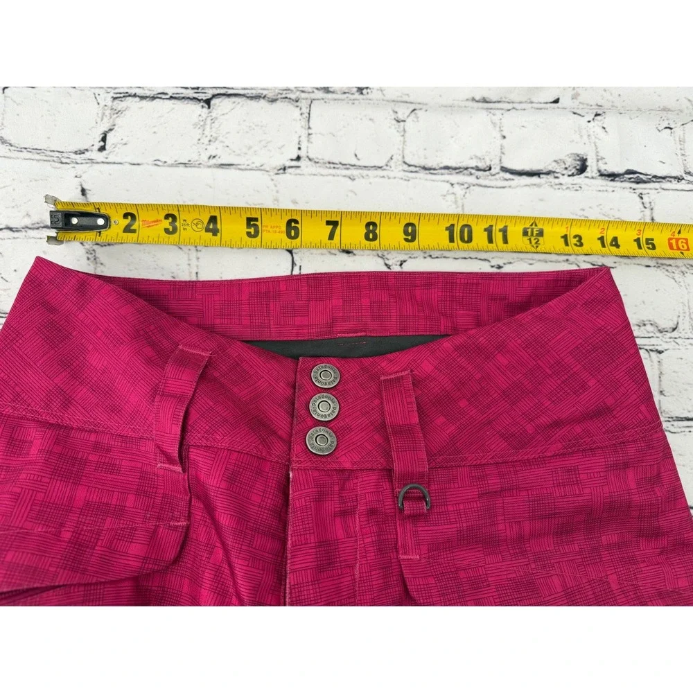 Patagonia H2NO Pink Plaid Ski Snowboard Pants Women's XS‎ Insulated Waterproof
