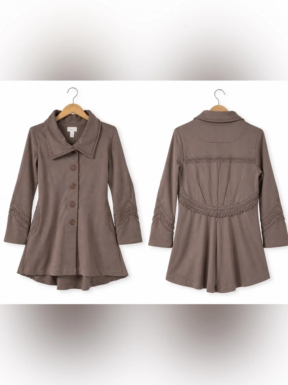 Soft Surroundings Tallulah Embroidered Jacket XS