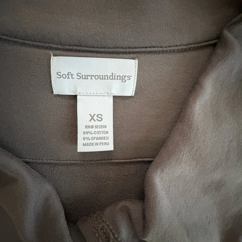Soft Surroundings Tallulah Embroidered Jacket XS