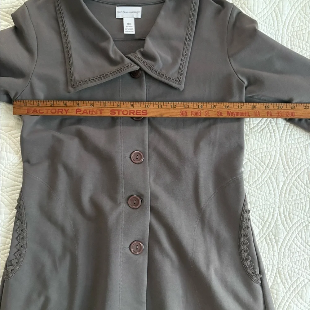 Soft Surroundings Tallulah Embroidered Jacket XS
