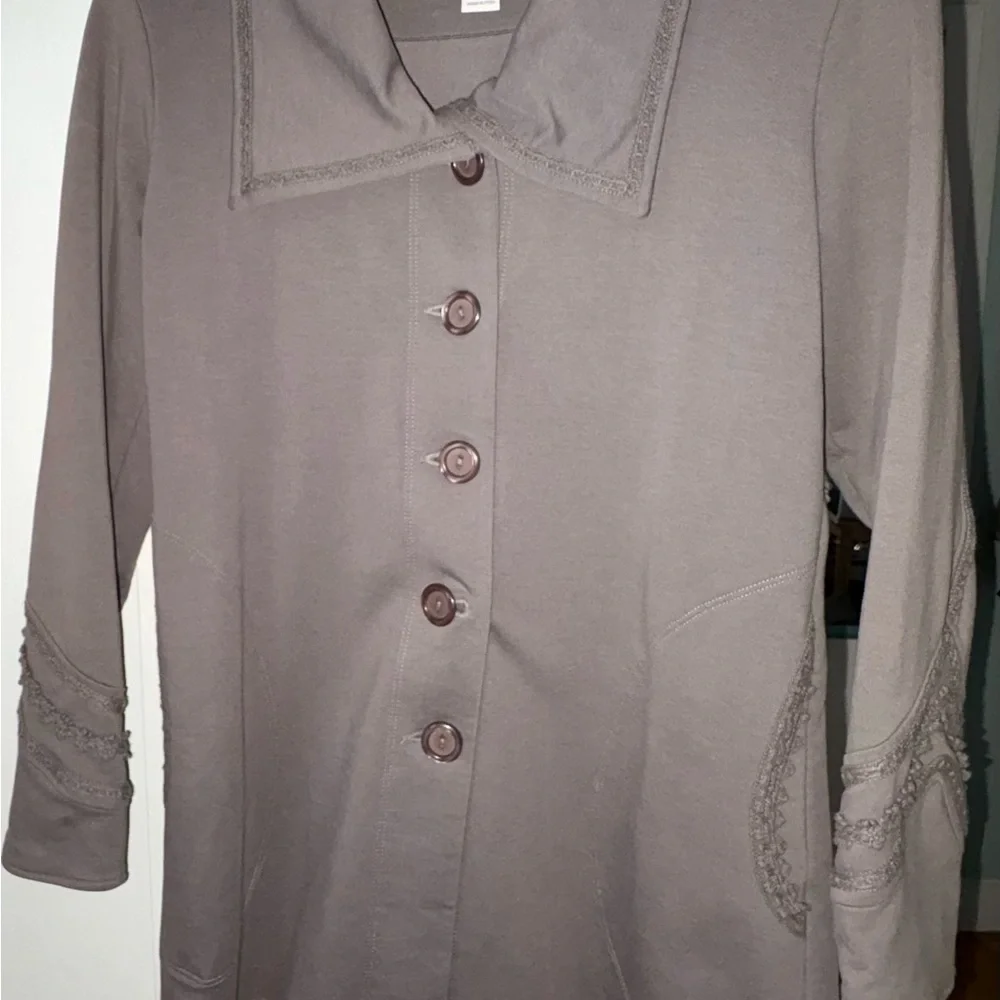 Soft Surroundings Tallulah Embroidered Jacket XS
