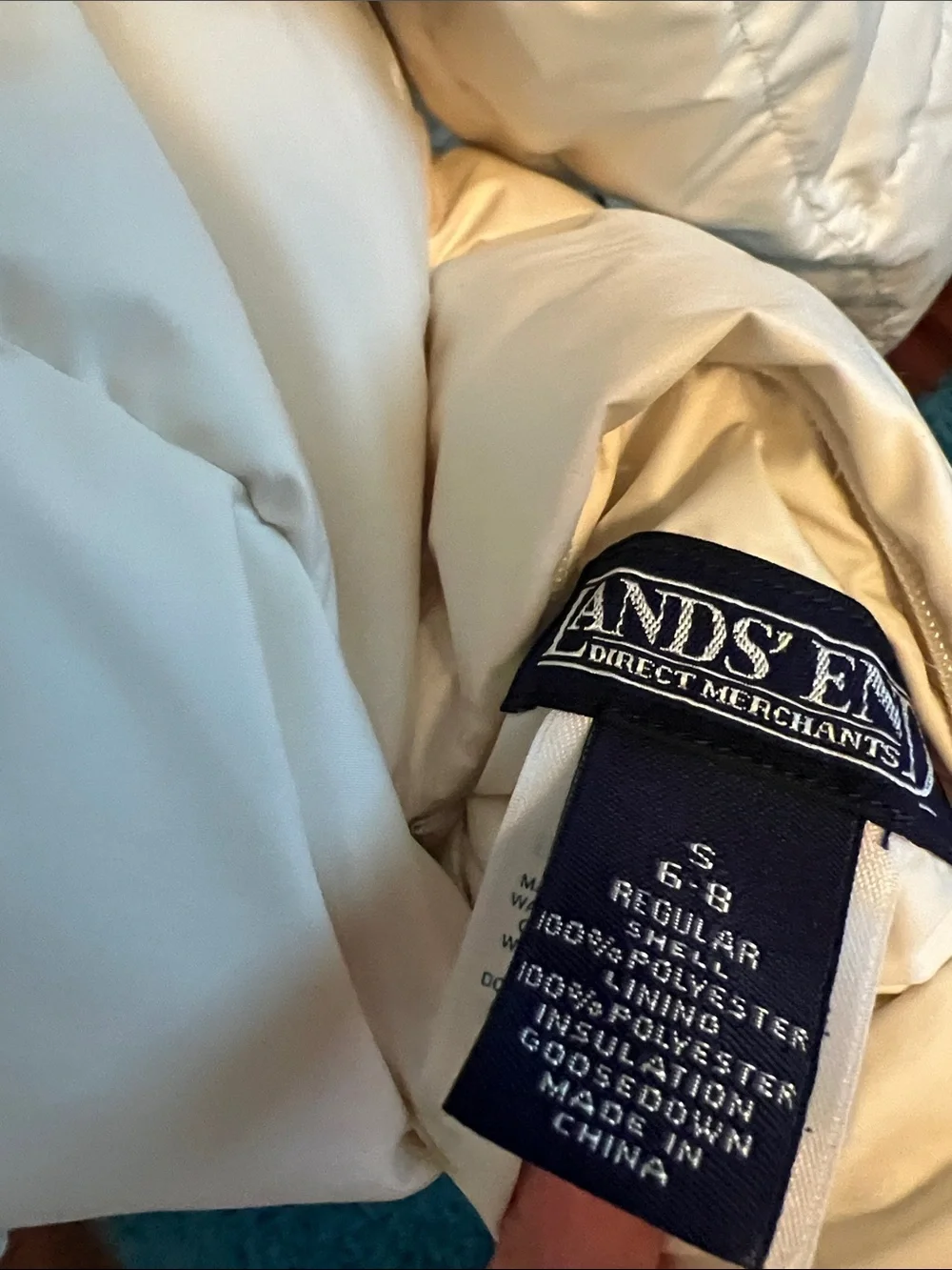Lands End warm quilted