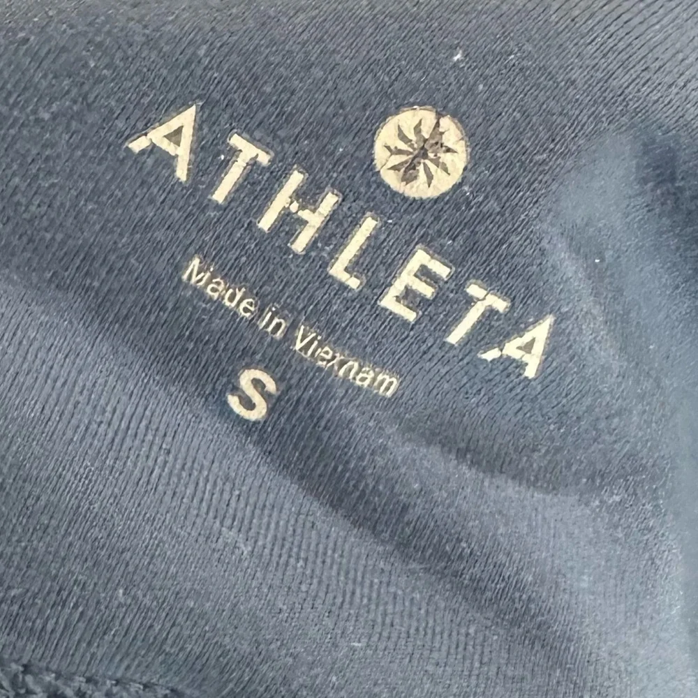 Athleta Blue High Rise Mesh Chaturanga Capri Athletic Leggings S