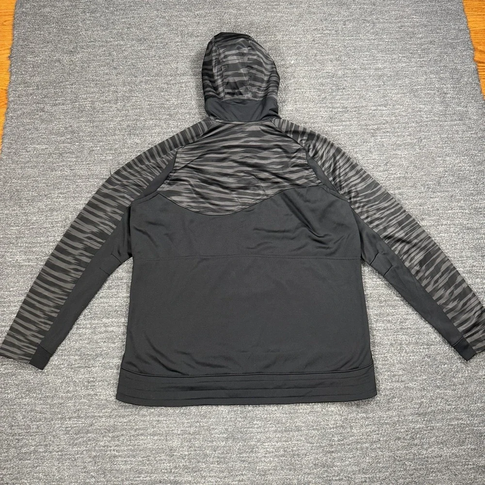 Nike Hoodie Men XL Black KD Klutch Hyper Elite Therma Fit Full Zip Jacket Tiger