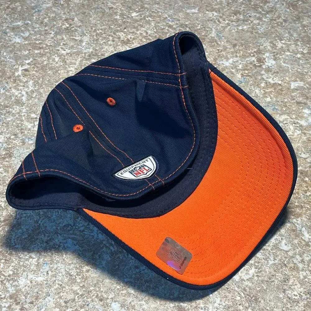 NFL Chicago Bears Football Reebok Bears Orange C Logo Hat Size Large/XL