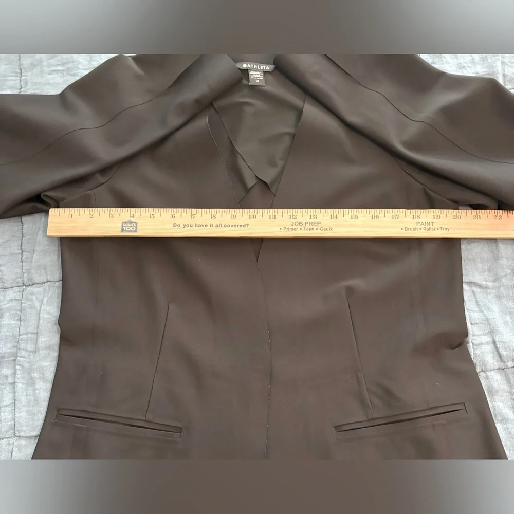 Athleta Avenue Blazer EUC Black Size 14