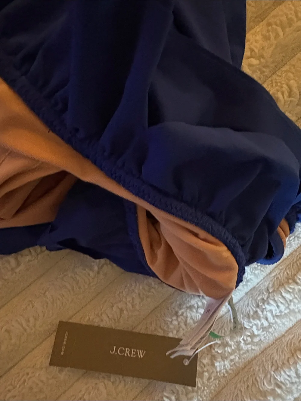 J. Crew exterior shoulder ruffle