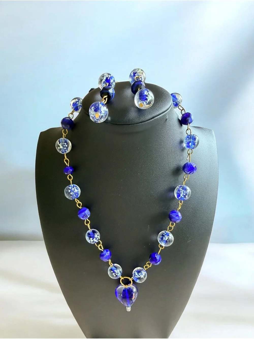 Handmade striking cobalt