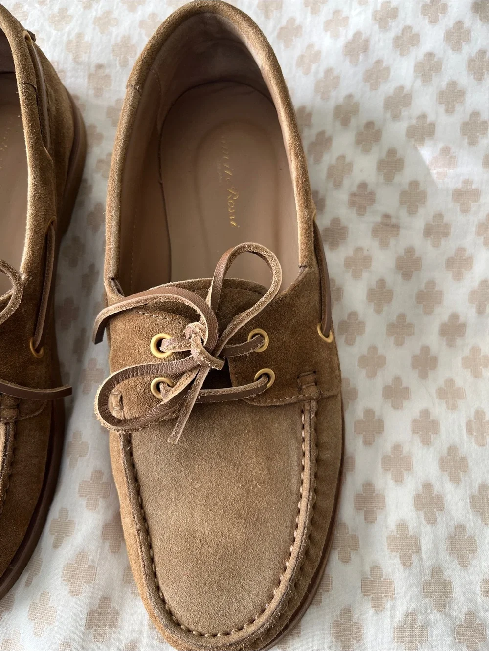 Gianvito Rossi Vandée suede boat shoes loafers - Beige 38
