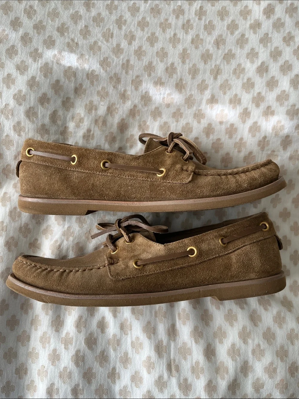 Gianvito Rossi Vandée suede boat shoes loafers - Beige 38