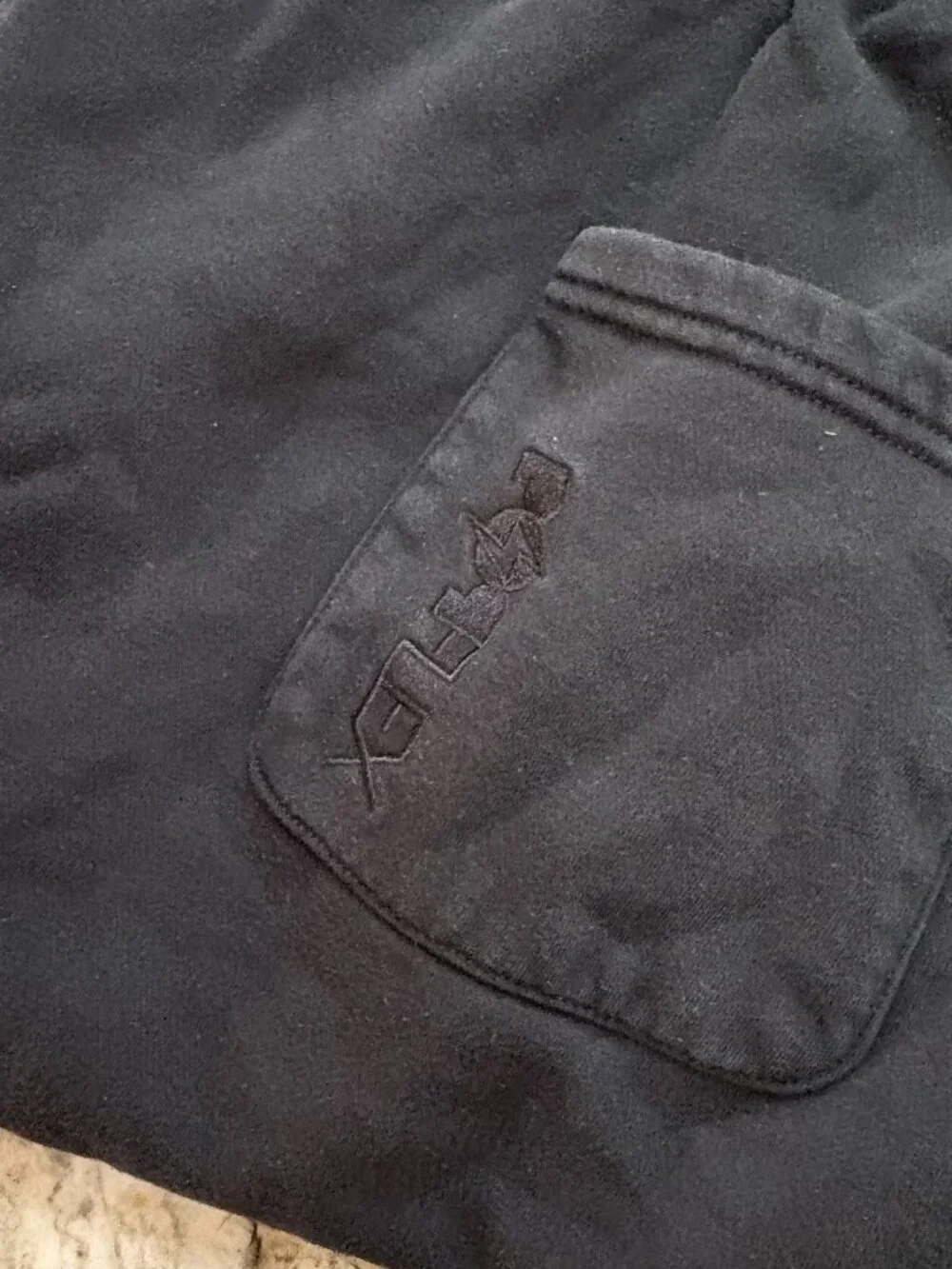 POPFLEX sweatpants black rollover