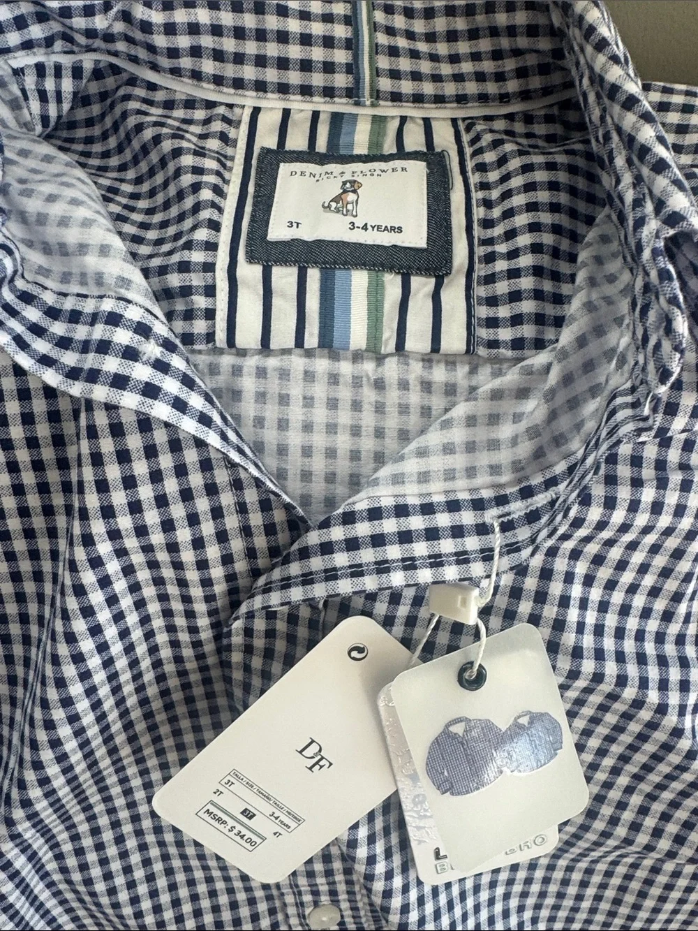 Denim & Flower classic gingham