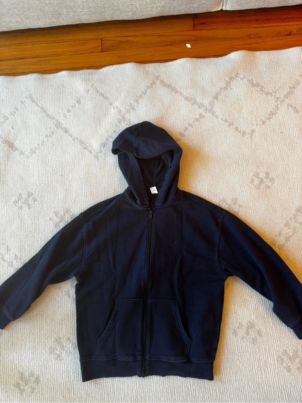 Old Navy Kids Black Full-Zip Hoodie
