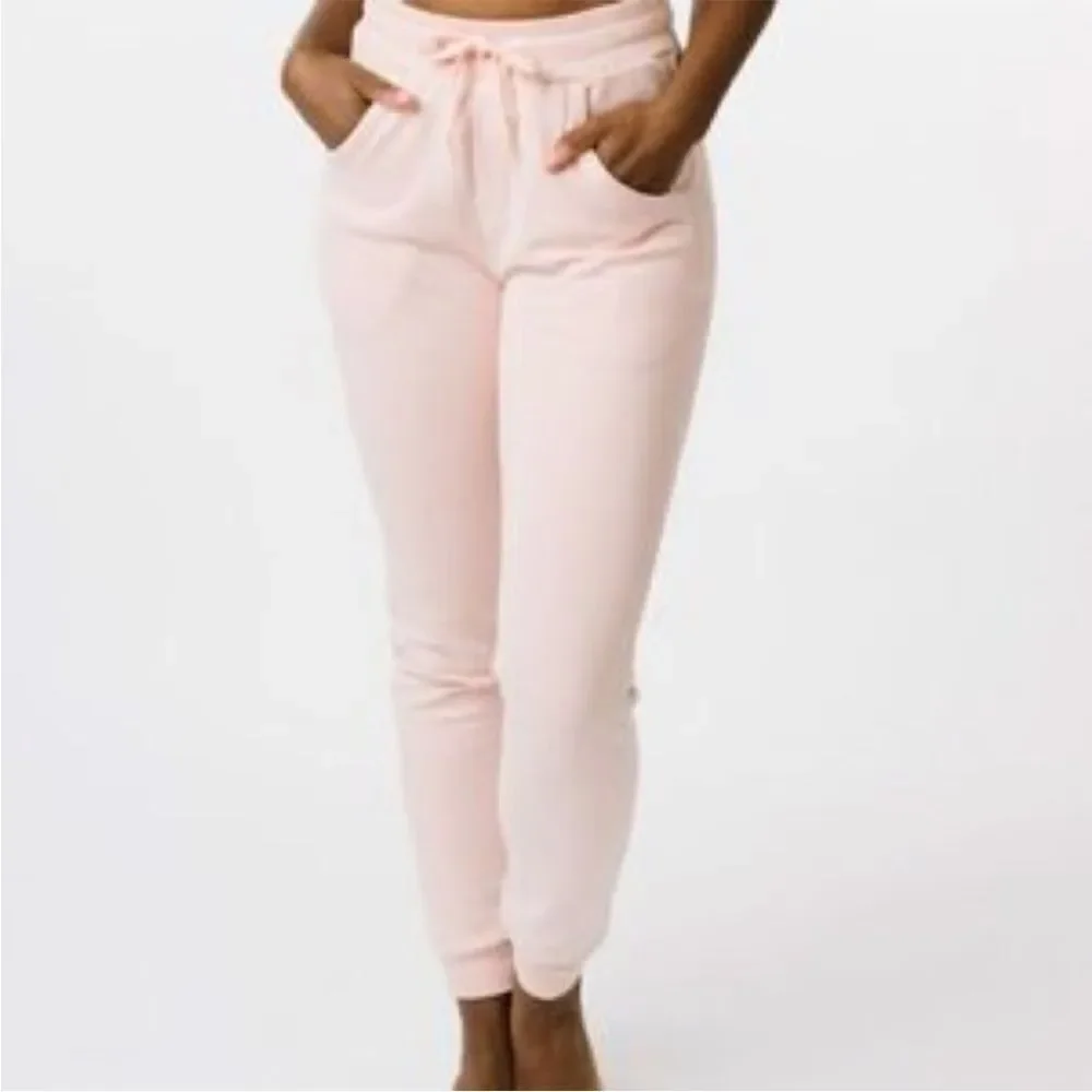 ZYIA PINK SLEEPOVER SWEATPANTS JOGGERS SIZE LARGE