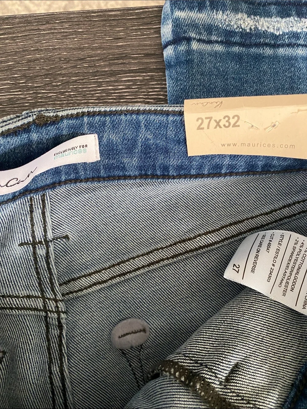 KanCan stripes stretch contrast