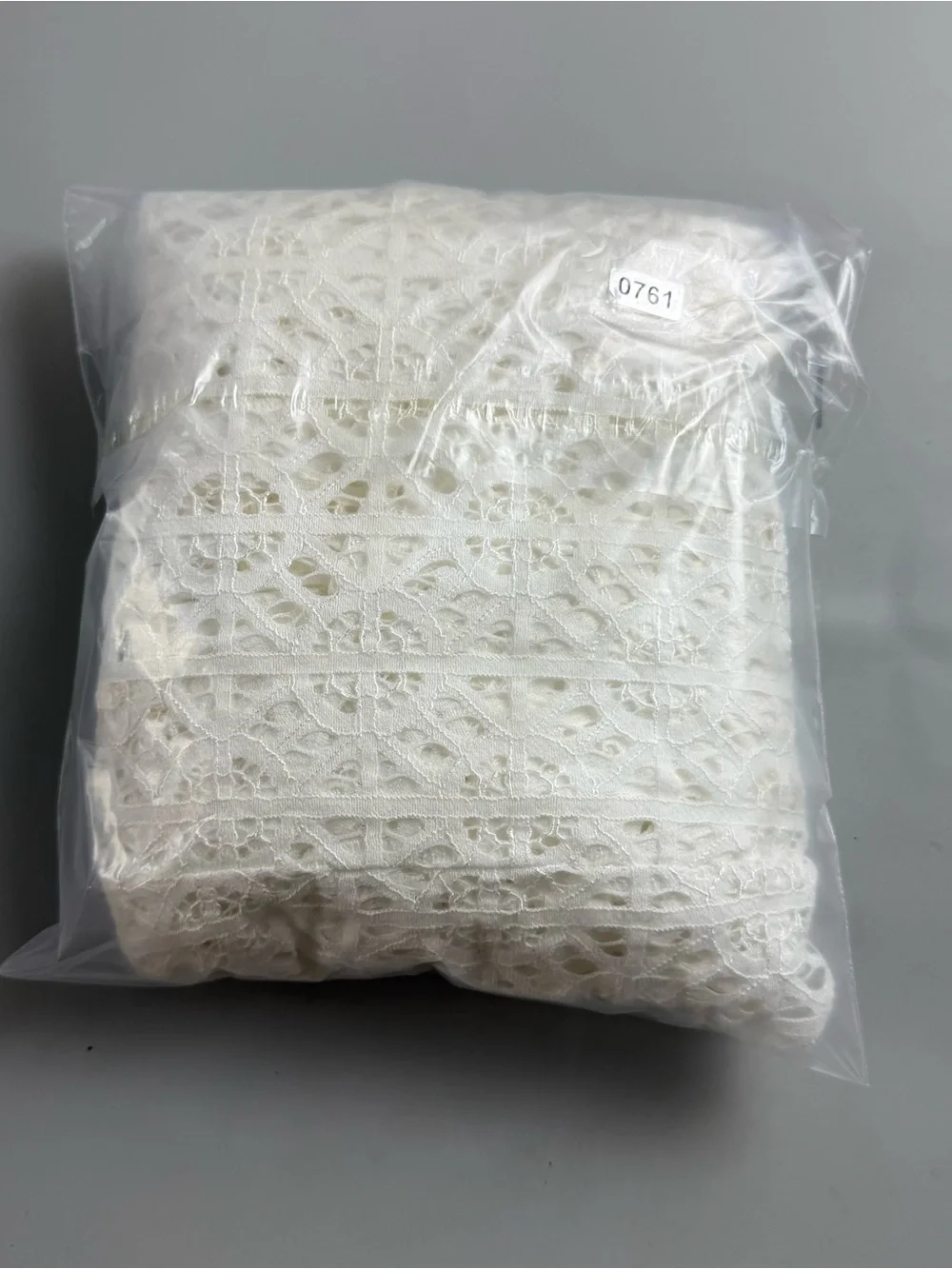 Shannon Ford New York Lace Crochet Duster Cardigan Cover Up White 1X