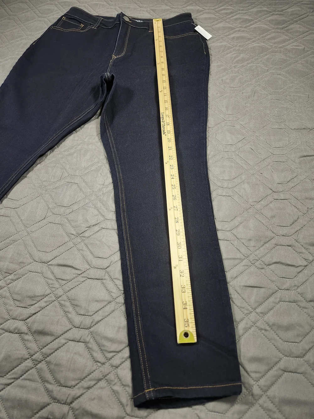 No Boundaries New Dark Blue Wash Size 17 High Rise