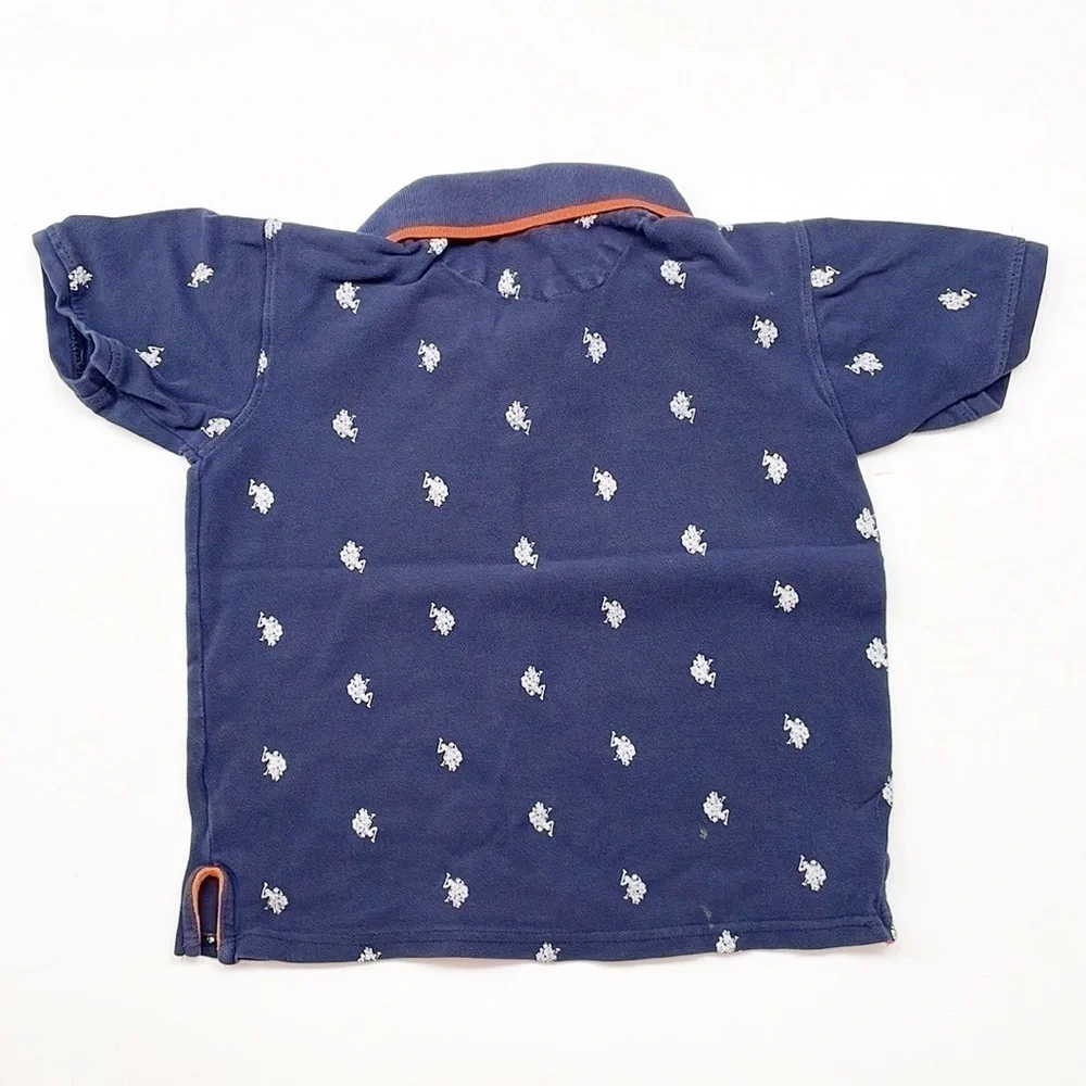 U.S. Polo Assn. little boys navy blue polo shirt