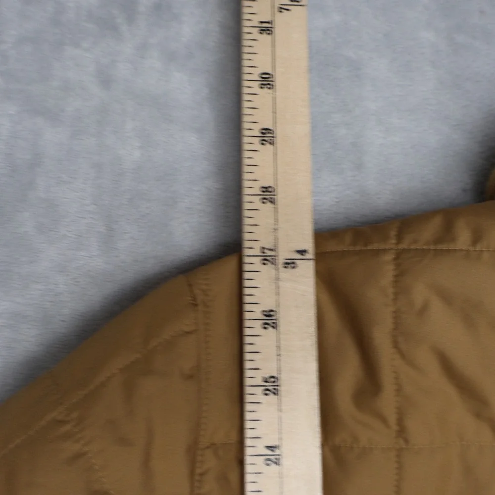North Face Junction Jacket Mens Large Brown Insulated Hiking Quilted Puffer Warm