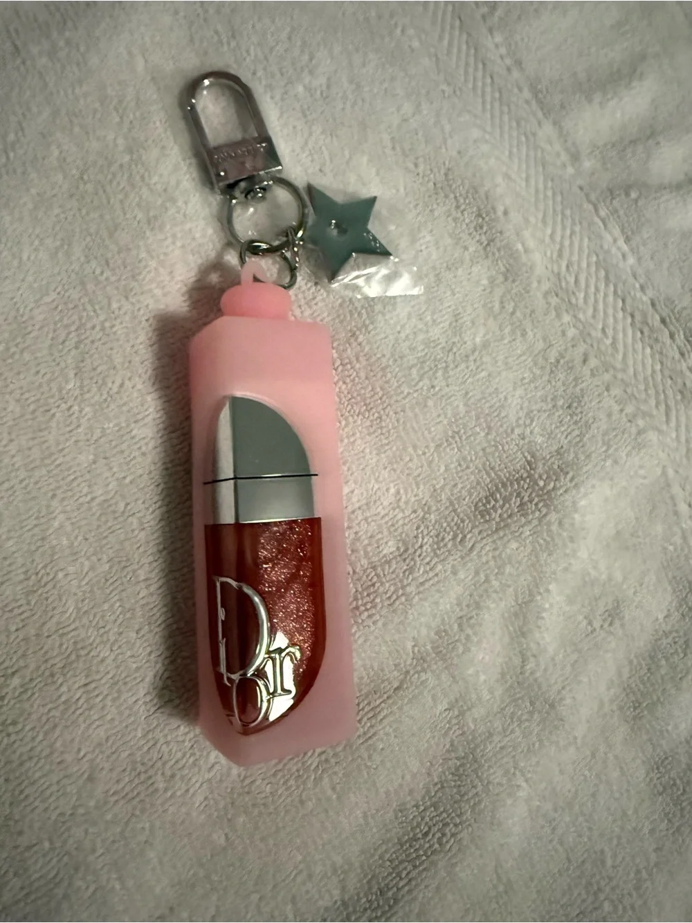 Dior Addict New Release Lip Glow Oil set with Dior addict Bagcharm holder!