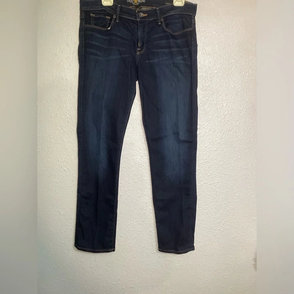 Lucky Brand Cate stacked skinny Women's Dark Blue Jeans 12