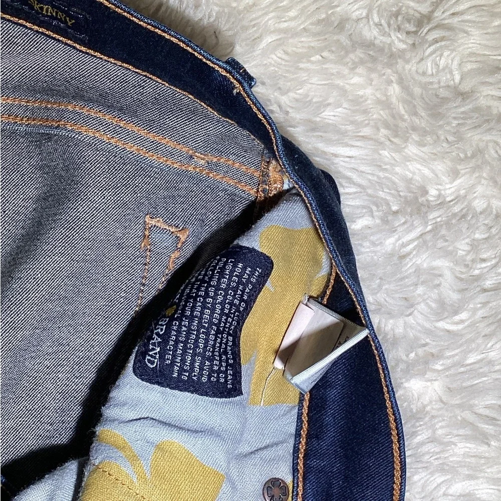 Lucky Brand Cate stacked skinny Women's Dark Blue Jeans 12