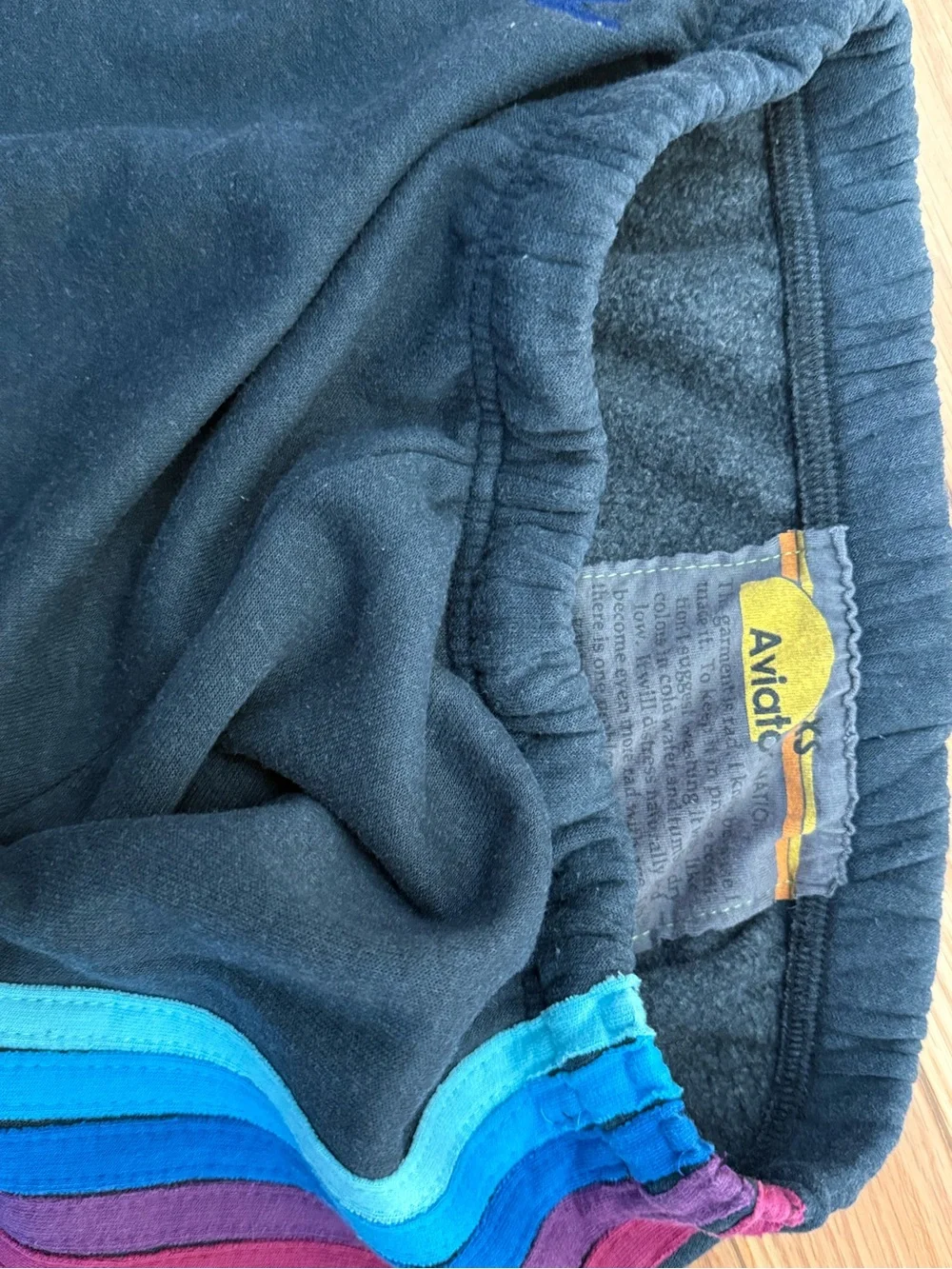 *Discontinued* Aviator Nation side stripe sweatpants Adult Xs.