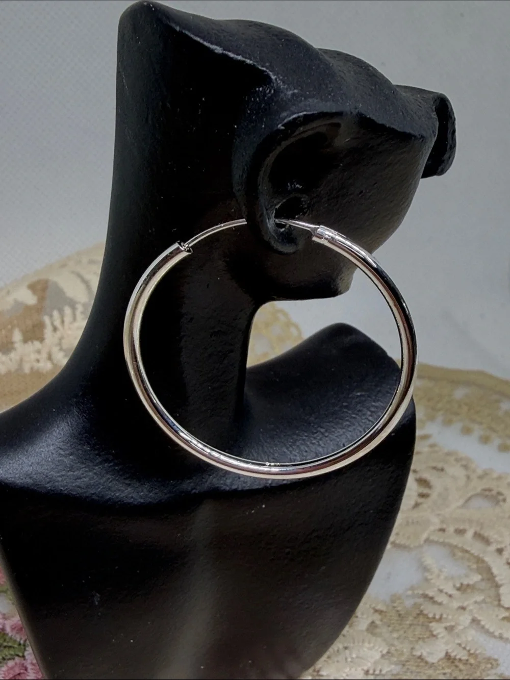 925 Sterling Silver Earrings Classic Endless Hoops | Sleek Everyday Quiet Luxury