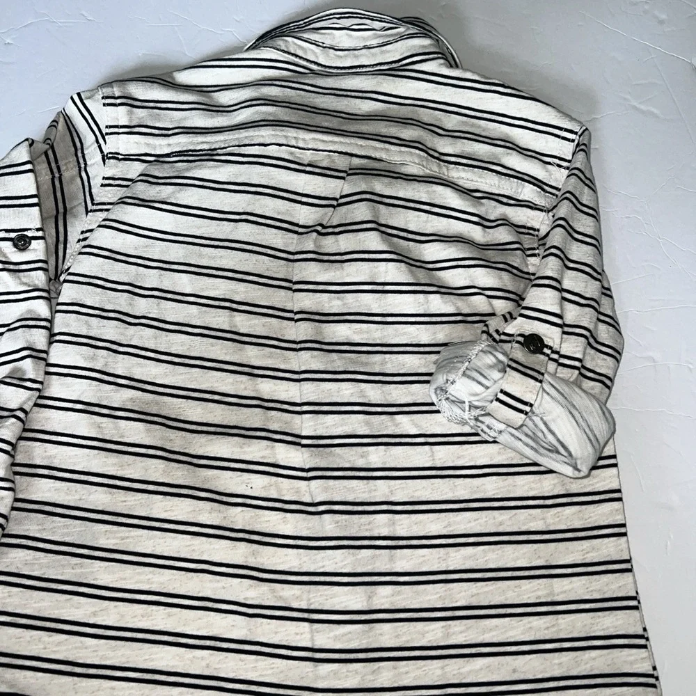 Volcom Roll Sleeve Shirt | Boys Size 4T |White Sand| NEW w/tags |MSRP $50.00